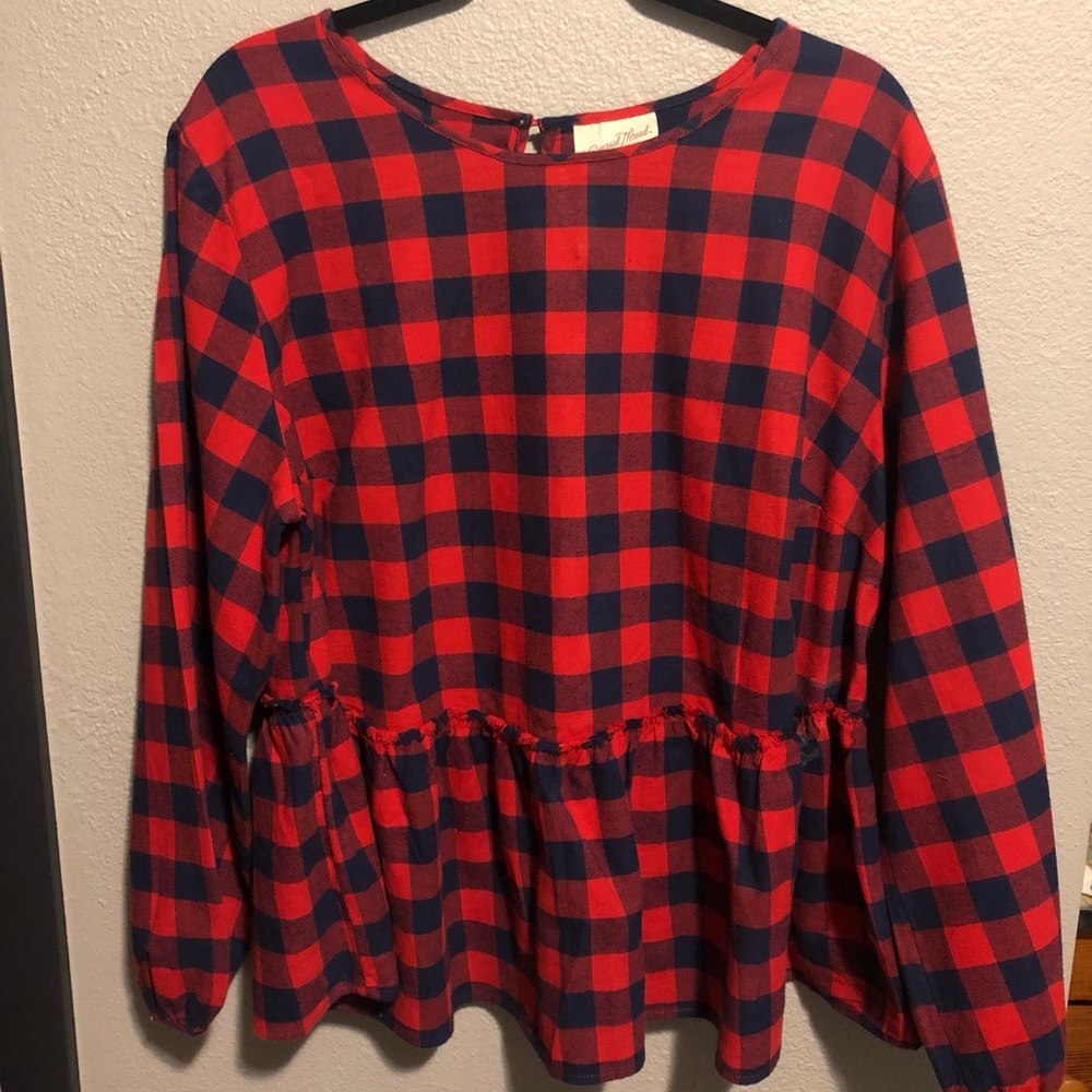 Plaid Shirt/Blouse